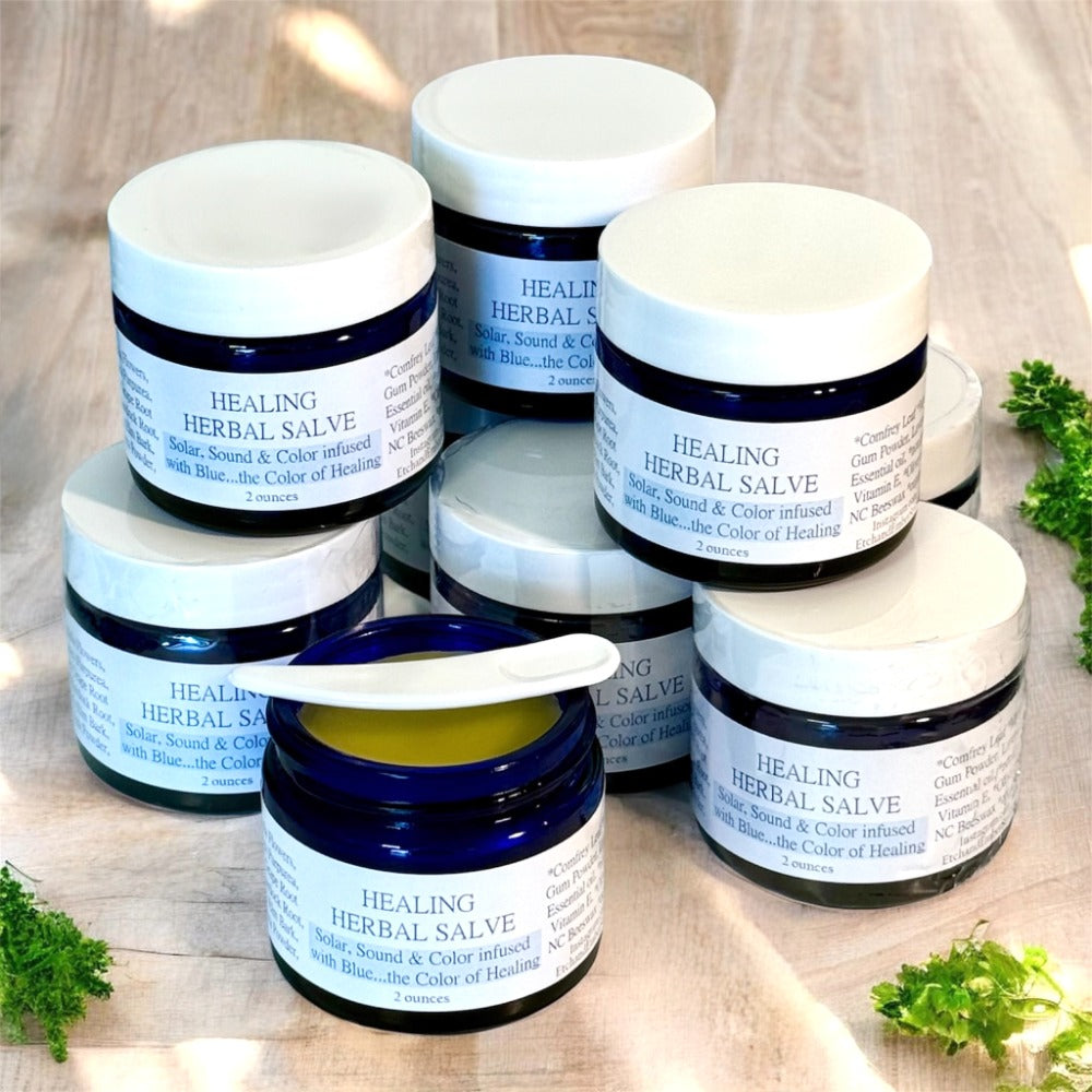 Healing Herbal Salve - Natural Beeswax Skin Balm - Soothing & Restorative Care