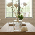 Etched Glass Reed Diffuser - Calming Designs- Essential oils - Natural Home Aromatherapy Gift